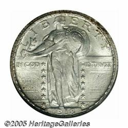1918-S 25C MS67 NGC. Impeccably smooth beneath st