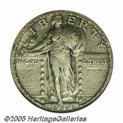 1918/7-S 25C VF30 ANACS. Assumedly produced late 