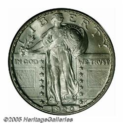 1920-D 25C MS67 Full Head PCGS. The 1920-D has a 