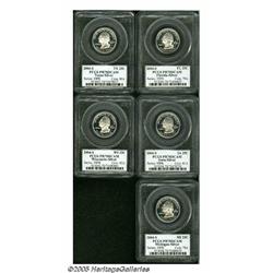 2004-S 25C Silver Statehood Quarter Set PR70 Deep