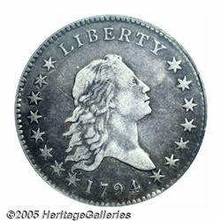 1794 50C VF35 PCGS. O-101, R.4. Deep mottled lila