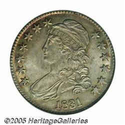 1831 50C MS64 NGC. O-114, R.3. A tiny die chip ju