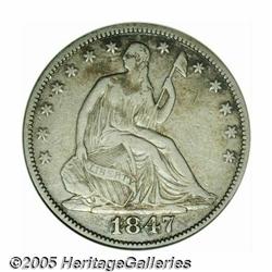 1847/6 50C VF20 ANACS. FS-004, WB-102. The bottom