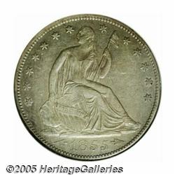 1855-S 50C Arrows AU55 NGC. The 1855-S is one of 