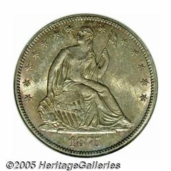 1875-S 50C MS66 NGC. The 1875-S is arguably the m