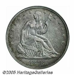 1878-CC 50C XF45 PCGS. A pleasing, Choice XF exam