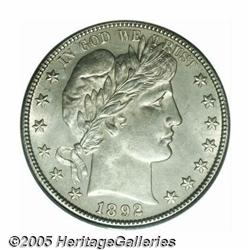 1892-S 50C MS64 PCGS. Minimally abraded with need