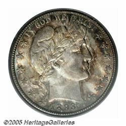 1893-O 50C MS66 PCGS. A radiant, satiny sheen is 