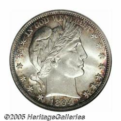 1894 50C MS65 NGC. This is a stunning Gem example