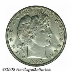 1898-O 50C MS64 PCGS. Untoned with a vibrant, sat