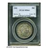 Image 1 : 1901 50C MS64 PCGS. A deep layer of speckled, mul