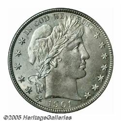 1901-S 50C MS65 PCGS. Only 847,044 pieces were st