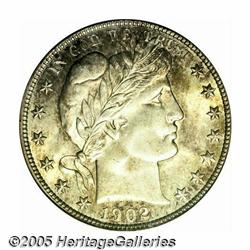 1902-S 50C MS66 PCGS. Ex: Queller. Extremely well