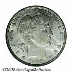 1905-O 50C MS64 PCGS. The 1905-O has an impressiv