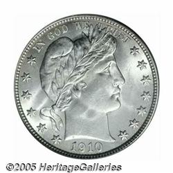 1910-S 50C MS64 PCGS. A brilliant near-Gem with b