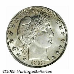 1912-S 50C MS64 PCGS. Smooth in most areas, this 