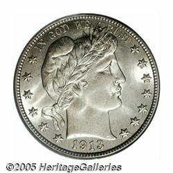 1913 50C MS65 PCGS. Production of Half Dollars to