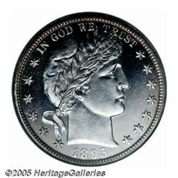 1895 50C PR68 Cameo NGC. Ex: Eliasberg/Hugon. Thi