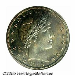 1905 50C PR66 NGC. Both obverse and reverse of th