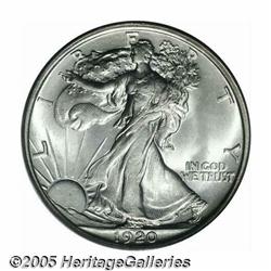 1920 50C MS65 PCGS. Among all of the early Walkin