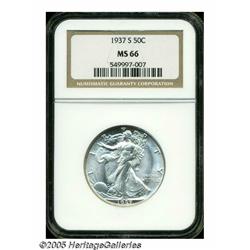 1937-S 50C MS66 NGC. This S-mint is near brillian