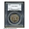 1940 50C MS65 PCGS. Mottled olive-brown and reddi