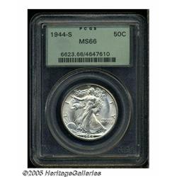 1944-S 50C MS66 PCGS. Specialists have long recog