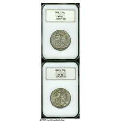 1946-D 50C MS66 NGC. Two very similar premium Gem