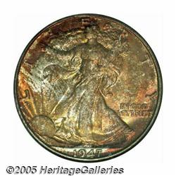 1947-D 50C MS67 S NGC. The final year 1947-D has 