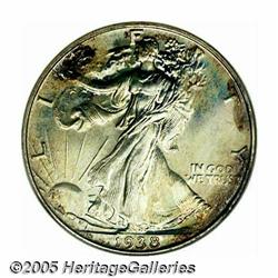 1938 50C PR68 NGC. A nearly flawless example of t