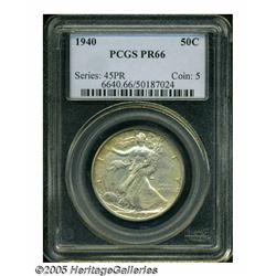 1940 50C PR66 PCGS. Well struck and exquisitely p