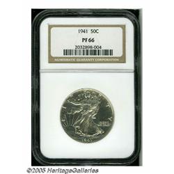 1941 50C PR66 NGC. Fully struck and well preserve