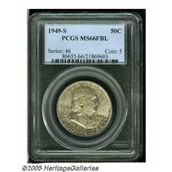 1949-S 50C MS66 Full Bell Lines PCGS. Mottled lil