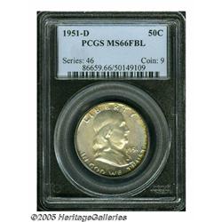 1951-D 50C MS66 Full Bell Lines PCGS. Few issues 