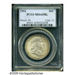 1952 50C MS66 Full Bell Lines PCGS. A freckling o