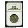 Image 1 : 1952 50C MS66 Full Bell Lines NGC. The obverse is