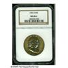1954-S 50C MS66 S NGC. Lavish golden-brown and aq