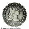 1795 S$1 Flowing Hair, Three Leaves--Rim Damaged-