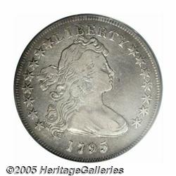 1795 S$1 Draped Bust, Off Center VF20 PCGS. B-14,