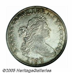 1797 S$1 10x6 Stars XF45 PCGS. B-3, BB-71, R.2. T