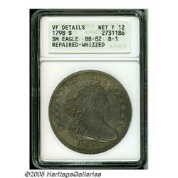 1798 S$1 Small Eagle, 13 Stars--Repaired, Whizzed