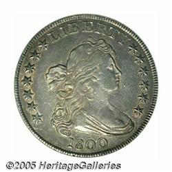 1800 S$1 AU50 ANACS. B-8, BB-188, R.3. Most easil