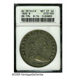 1800 S$1 Dotted Date--Cleaned--ANACS. AU Details,