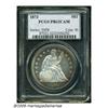 Image 3 : 1873 S$1 PR62 Cameo PCGS. Well struck with attrac