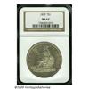 Image 3 : 1875 T$1 MS62 NGC. Type Two Reverse. Fully lustro