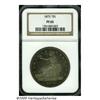 Image 3 : 1873 T$1 PR65 NGC. The devices are frosty and the