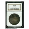 Image 3 : 1874 T$1 PR66 NGC. Luxuriously toned in electric-