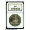 Image 1 : 1875 T$1 PR62 NGC. Type Two Reverse. The 1875 is 
