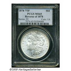 1878 7TF S$1 Reverse of 1878 MS65 PCGS. Mint Stat