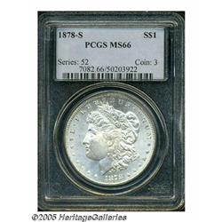 1878-S S$1 MS66 PCGS. The 1878-S is a popular and